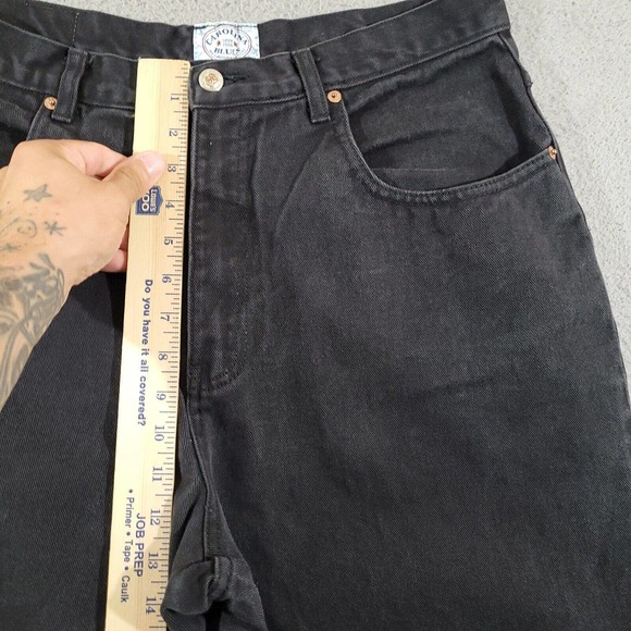 Vintage Carolina Blues‎ Jeans Womens 18 Tall Black Straight Leg Slim High Waist - Picture 3 of 12